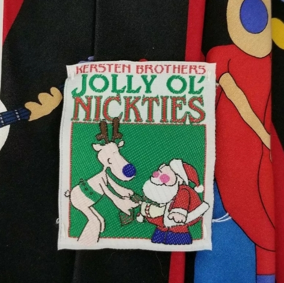 Kersten Brothers Christmas Santa Themed Neck Tie - Picture 5 of 5